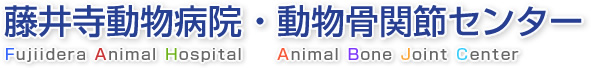藤井寺動物病院　－Fujiidera Animal Hospital－　|　動物骨関節センター　-Animal Bone Joint Center -